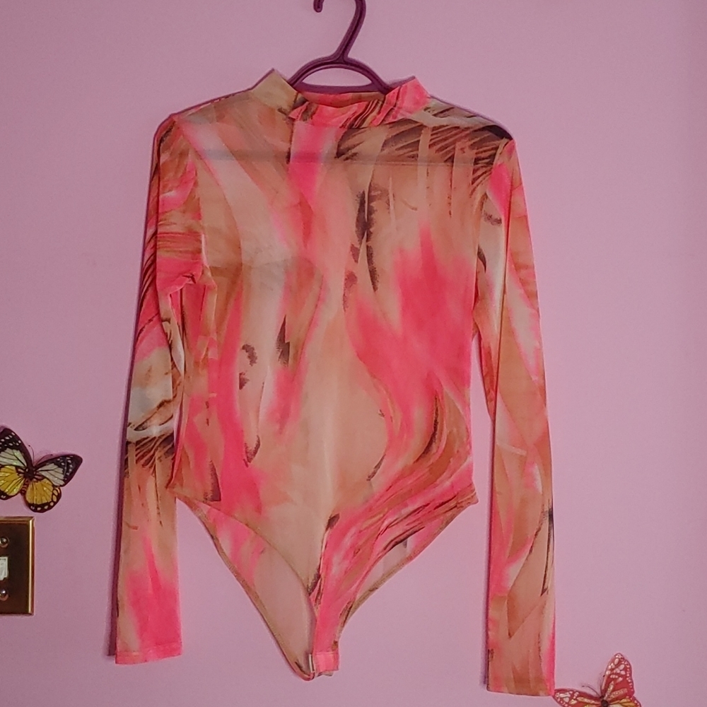 Sexy sheer bodysuit